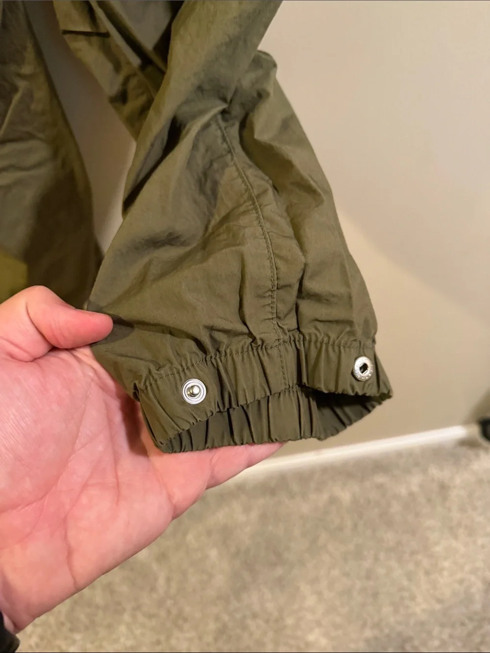 GAP Kids Olive Green Elastic Waist Cargo Pants